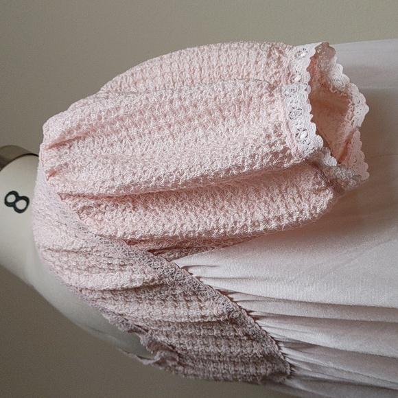 Vintage Vanity Fair Light Pink Long Nightgown Size S - Picture 11 of 12